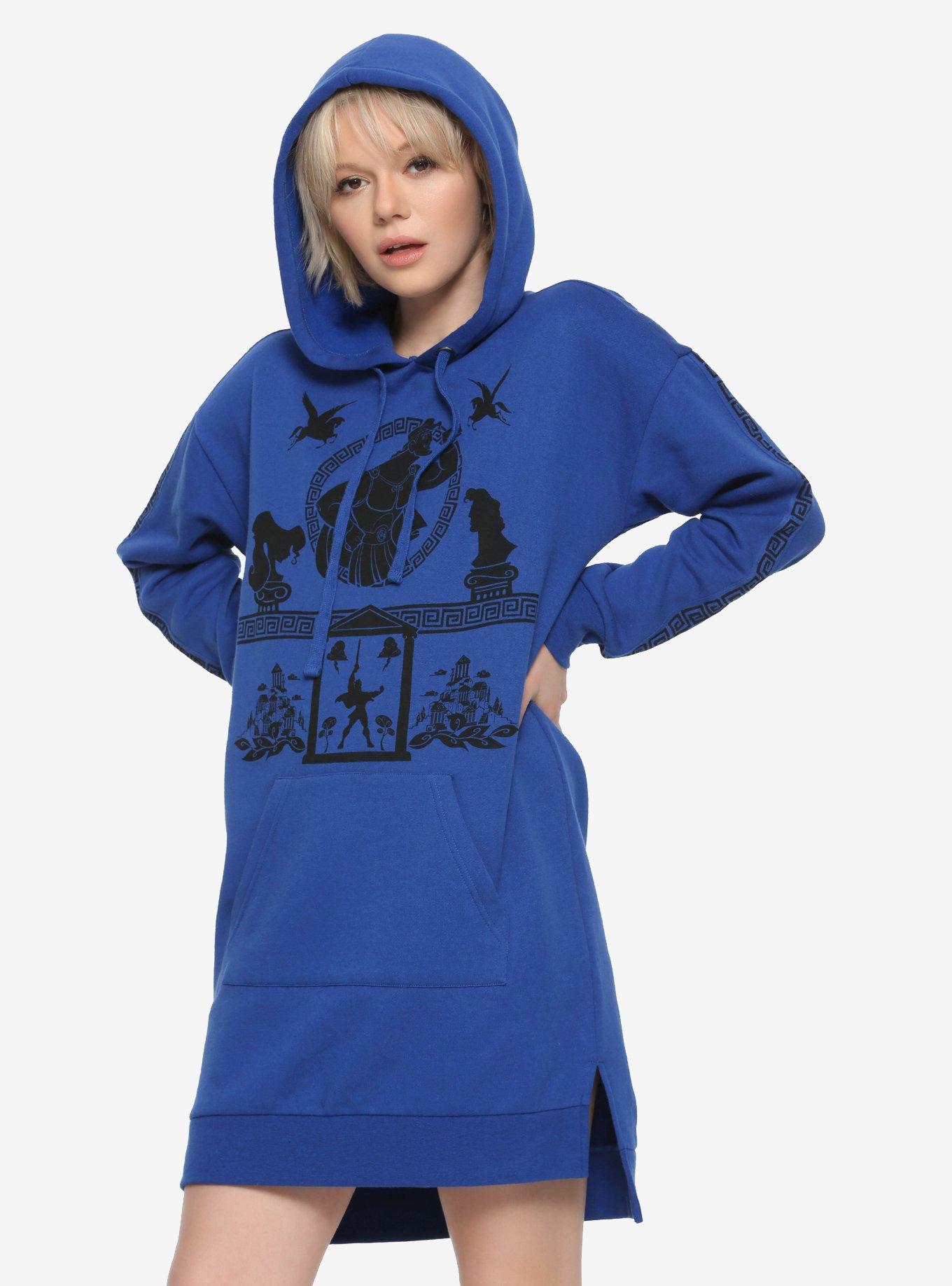 Disney Hercules Pottery Hoodie Dress, BLUE, hi-res