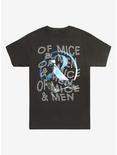 Of Mice & Men Lighthouse Warped Logo T-Shirt, BLACK, hi-res