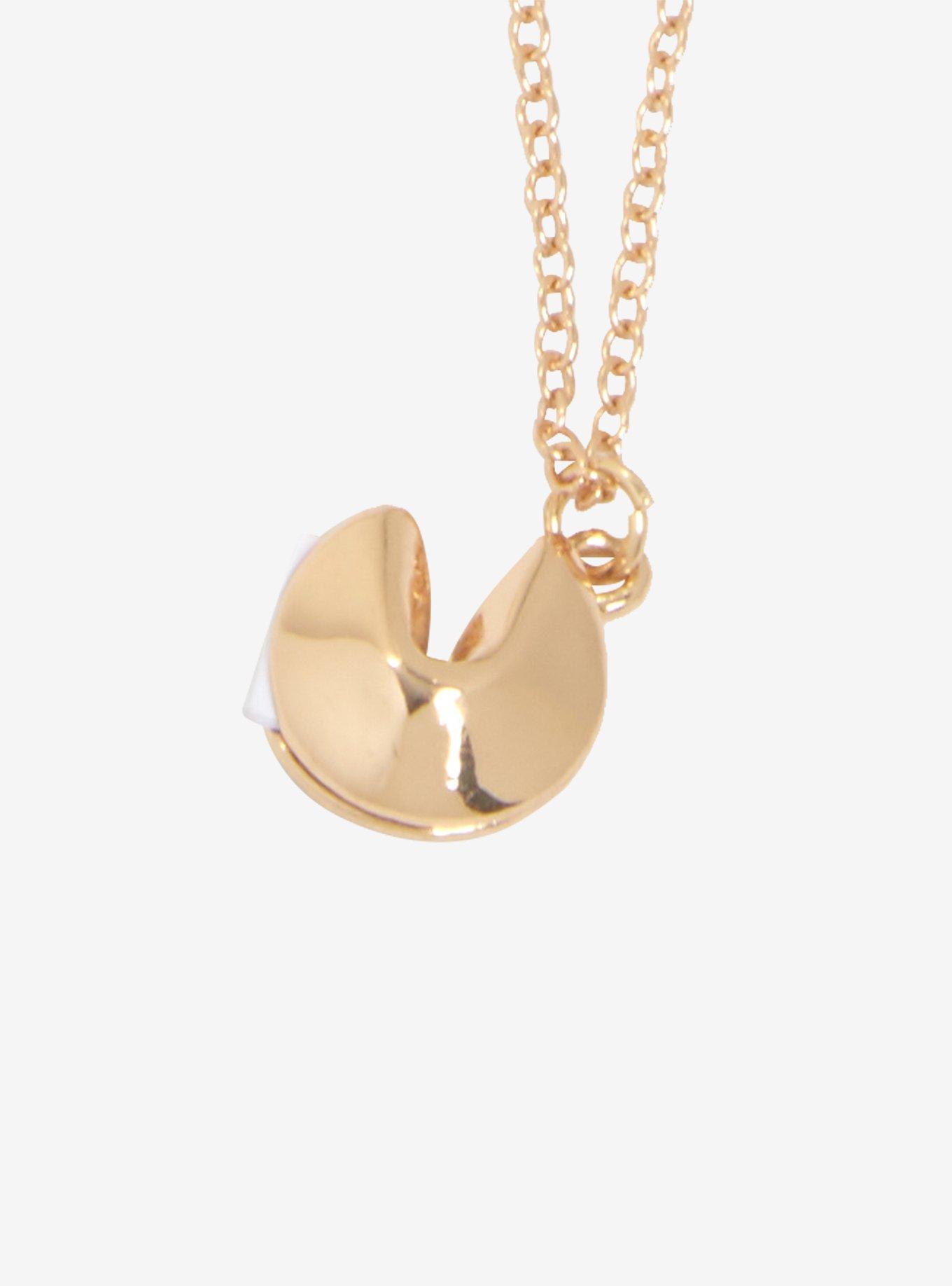 Fortune Cookie Necklace - BoxLunch Exclusive, , hi-res