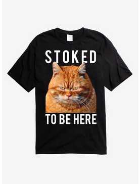 Stoked To Be Here Cat T-Shirt, , hi-res