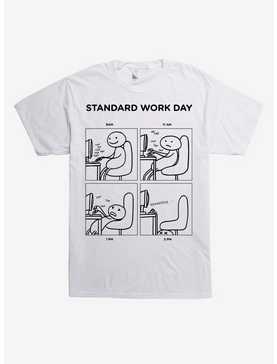 Work Day Comic Panel T-Shirt, , hi-res