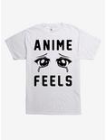 Anime Feels Sad Eyes T-Shirt, WHITE, hi-res