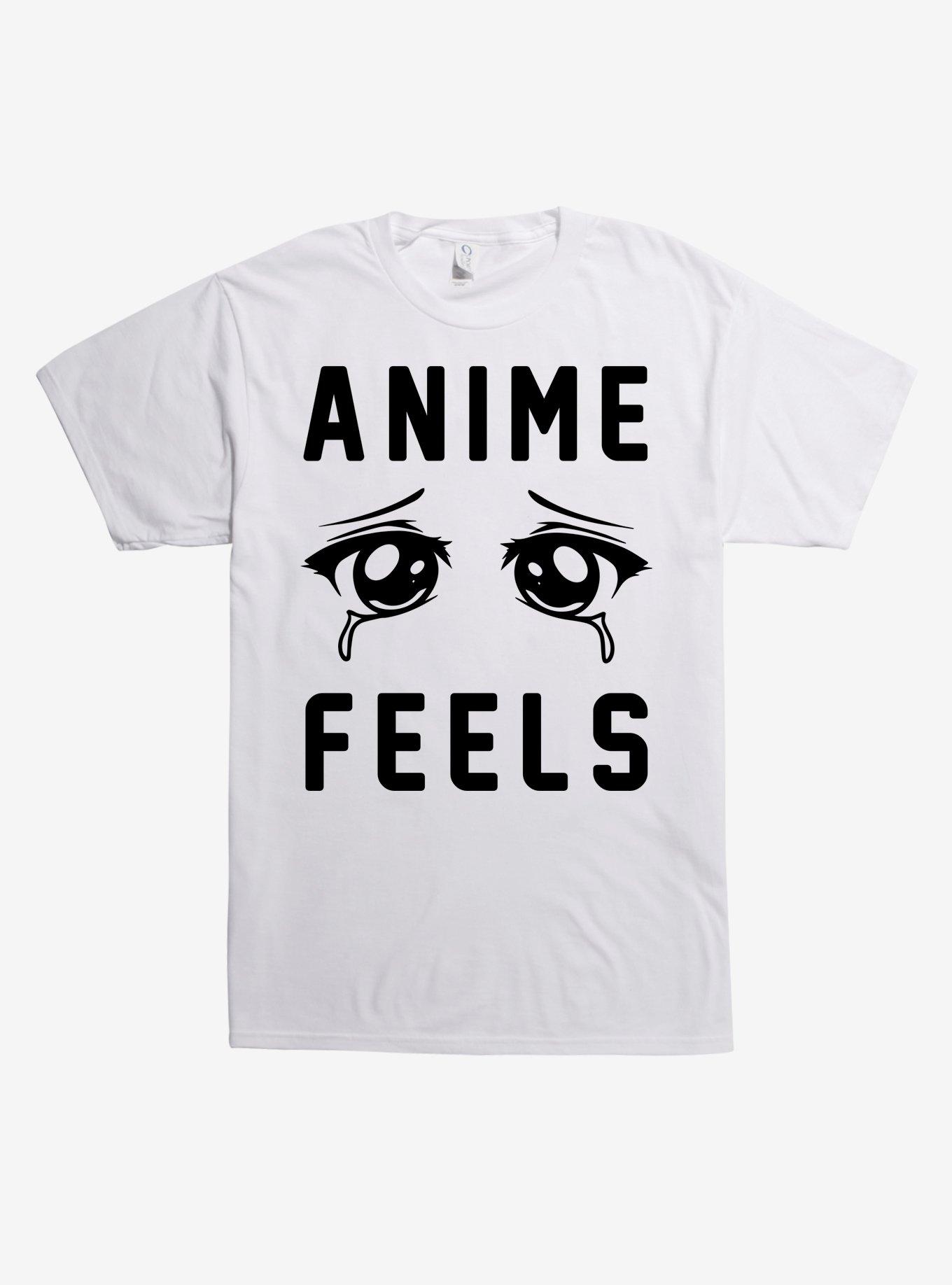 Anime Feels Sad Eyes T-Shirt, , hi-res