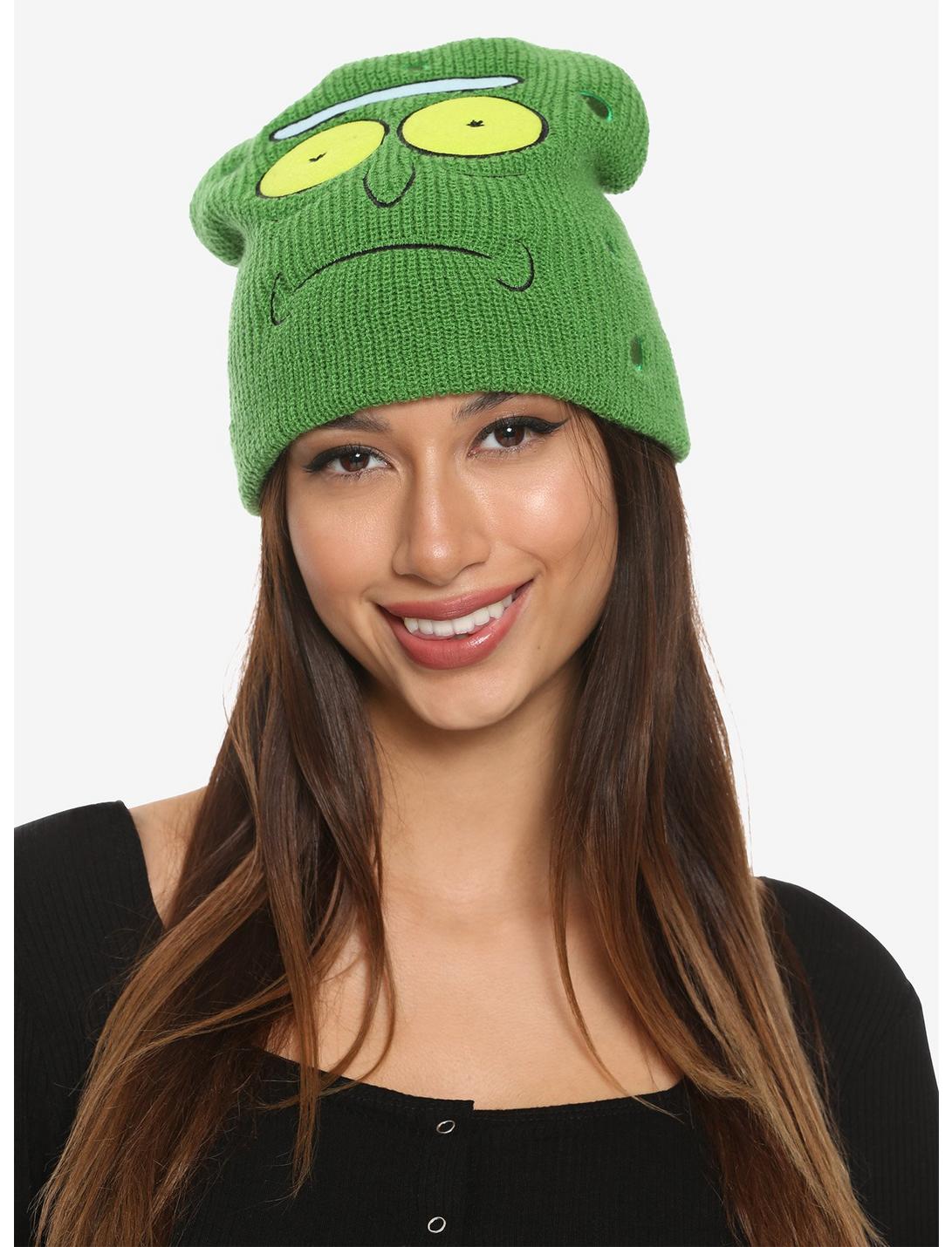 Rick And Morty Pickle Rick Cosplay Beanie, , hi-res