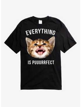 Everything Is Puuurrfect Cat T-Shirt, , hi-res