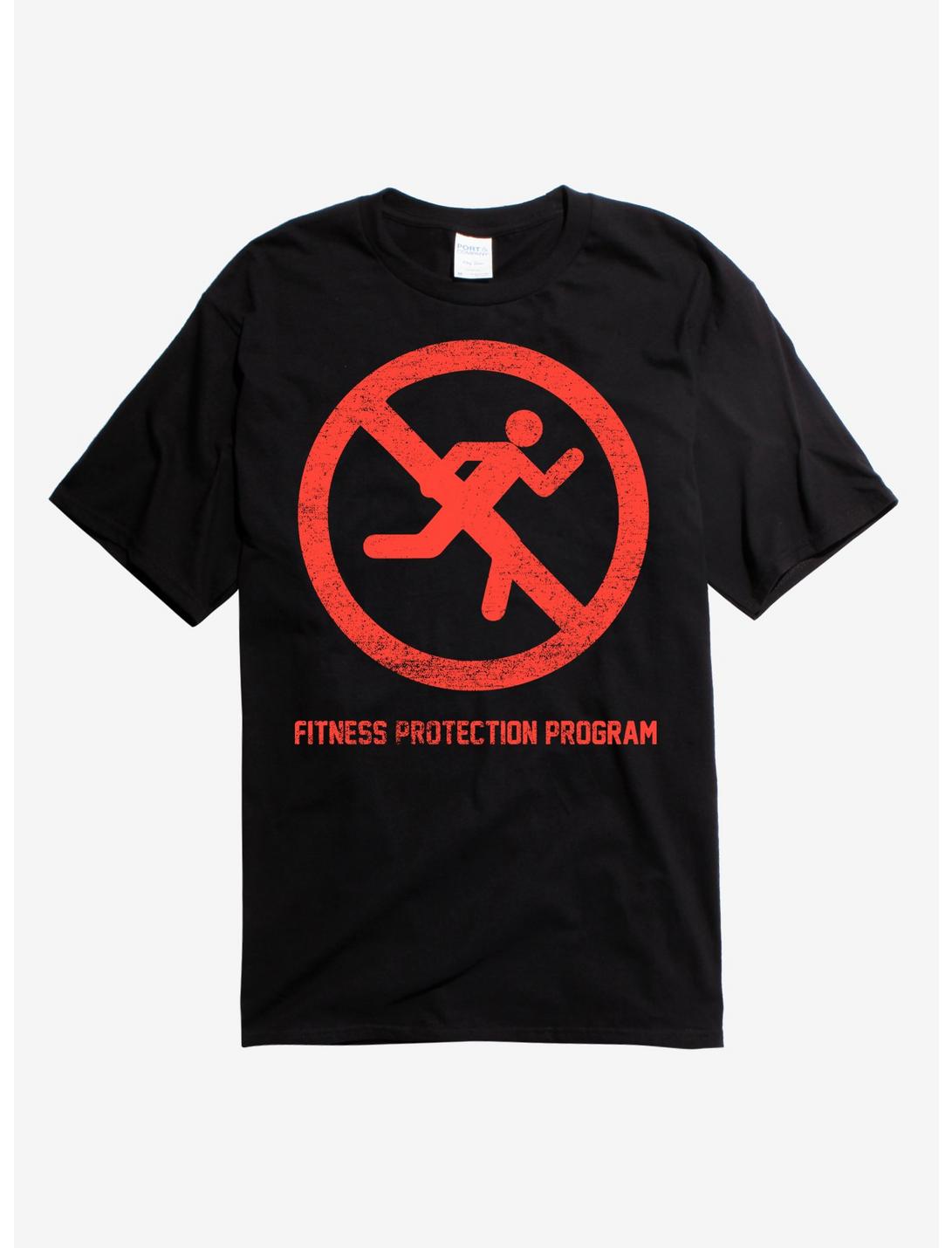 Fitness Protection Program T-Shirt, BLACK, hi-res