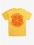 Official Pizza Inspector T-Shirt, SPRING YELLOW, hi-res