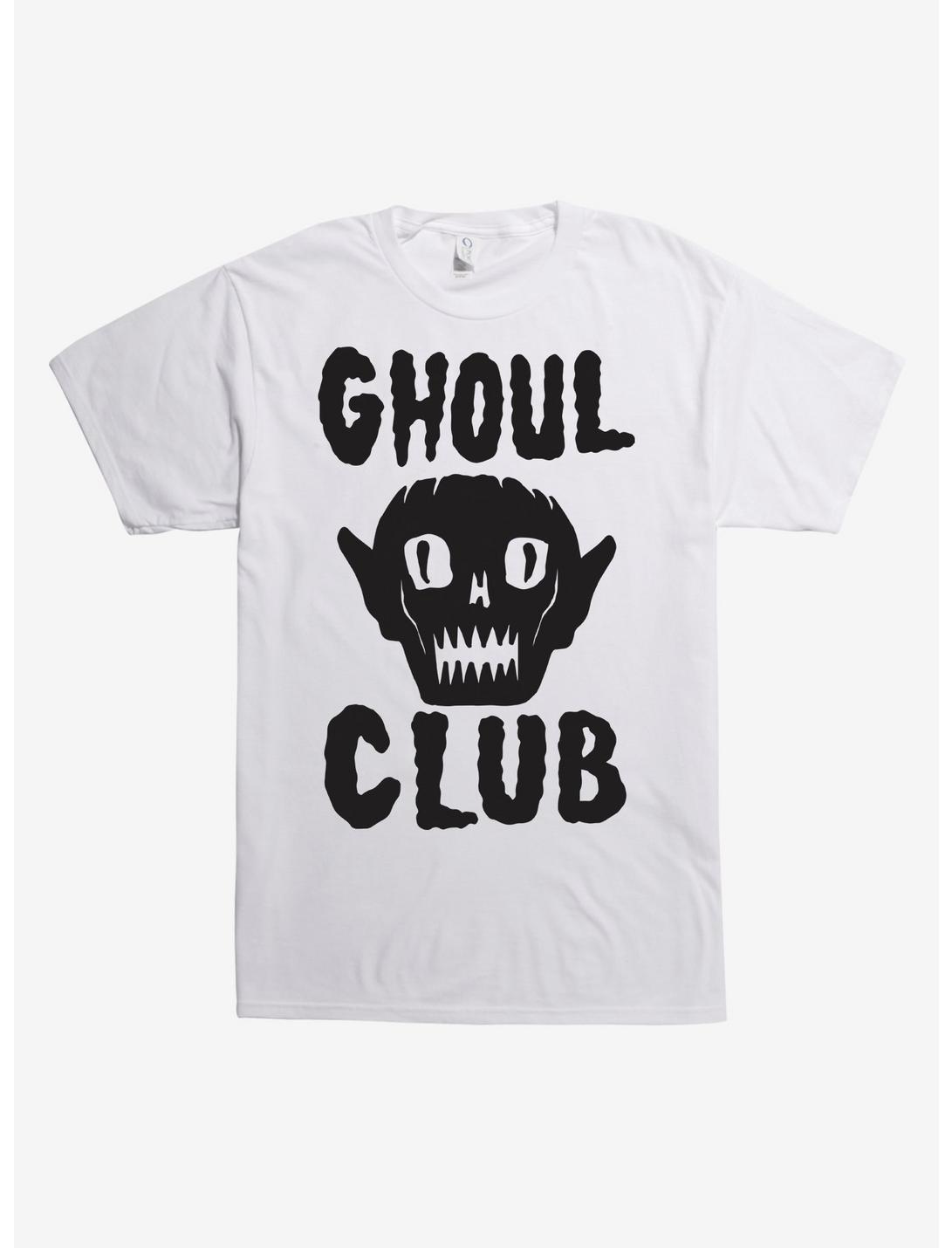 Ghoul Club T-Shirt, WHITE, hi-res
