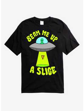 Beam Me Up a Slice Alien T-Shirt, , hi-res