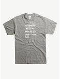 Minute to Overthink T-Shirt, HEATHER GREY, hi-res