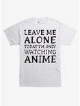 Leave Me Alone Anime T-Shirt, WHITE, hi-res