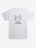 Love Me & Feed Me Cat T-Shirt, WHITE, hi-res