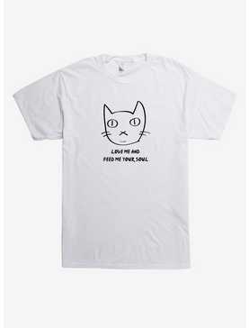 Love Me & Feed Me Cat T-Shirt, , hi-res