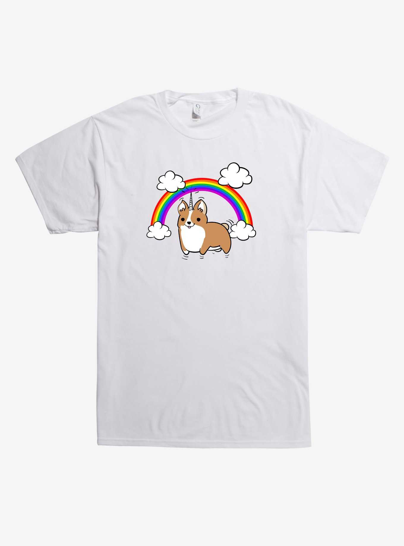 Unicorn Dog Rainbow T-Shirt, , hi-res
