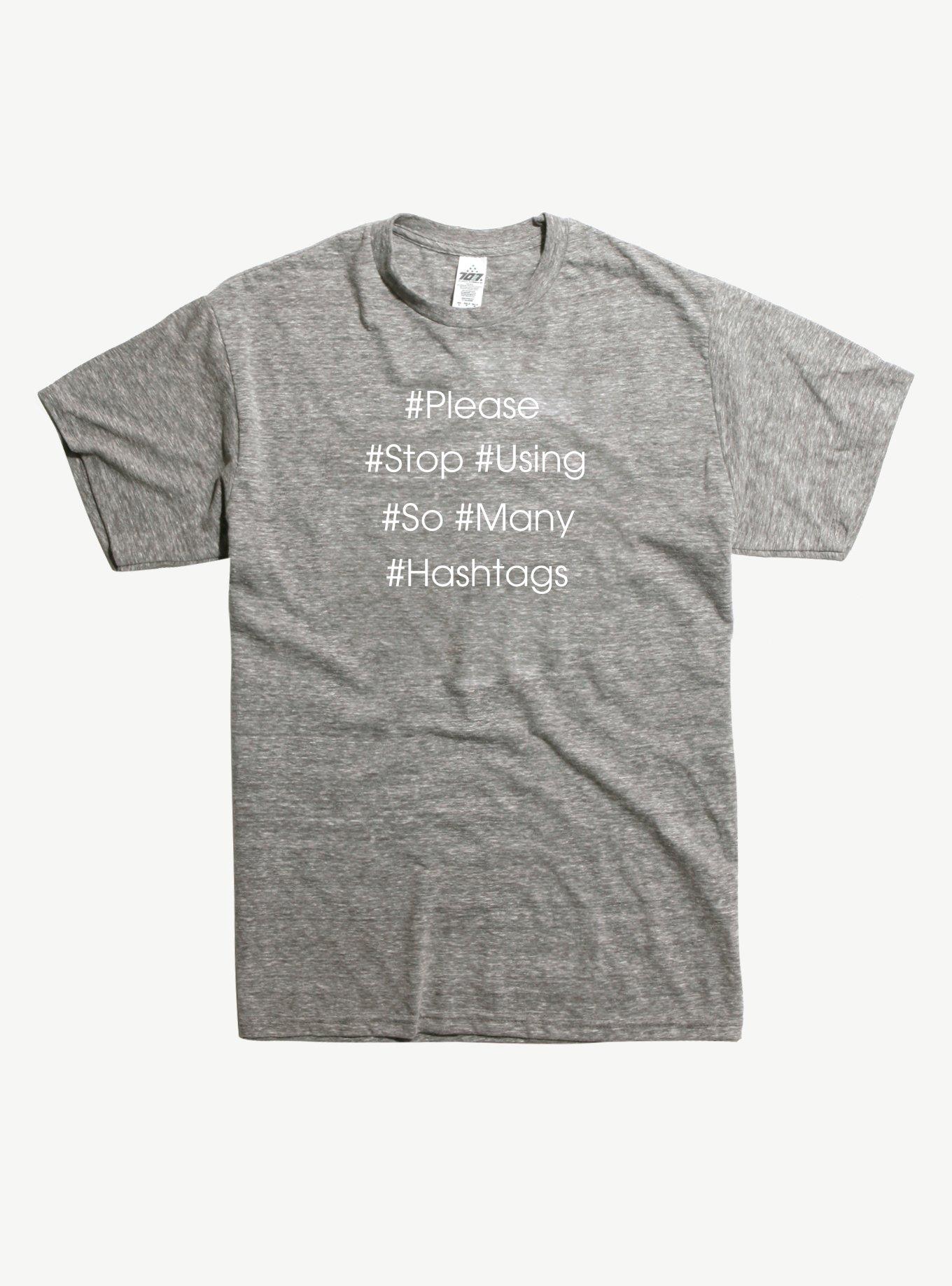 Hashtag T-Shirt, HEATHER GREY, hi-res