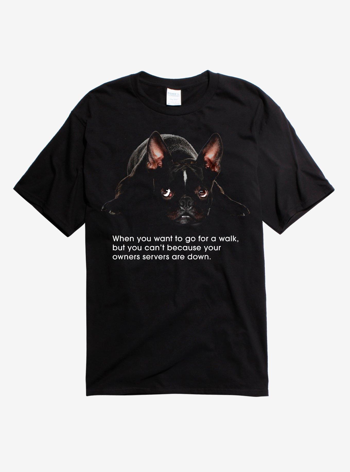 Sad French Bulldog T-Shirt, , hi-res