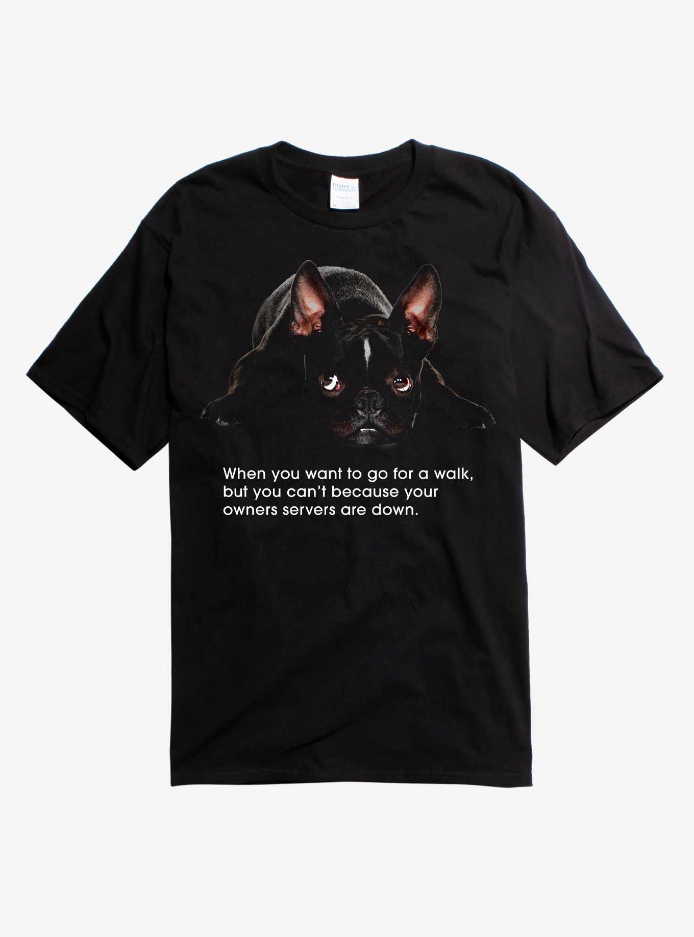 Sad French Bulldog T-Shirt, , hi-res