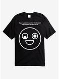 Phone Smile Face T-Shirt, BLACK, hi-res