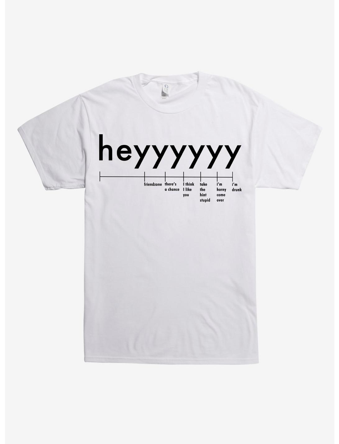 Heyyyyyy T-Shirt, WHITE, hi-res