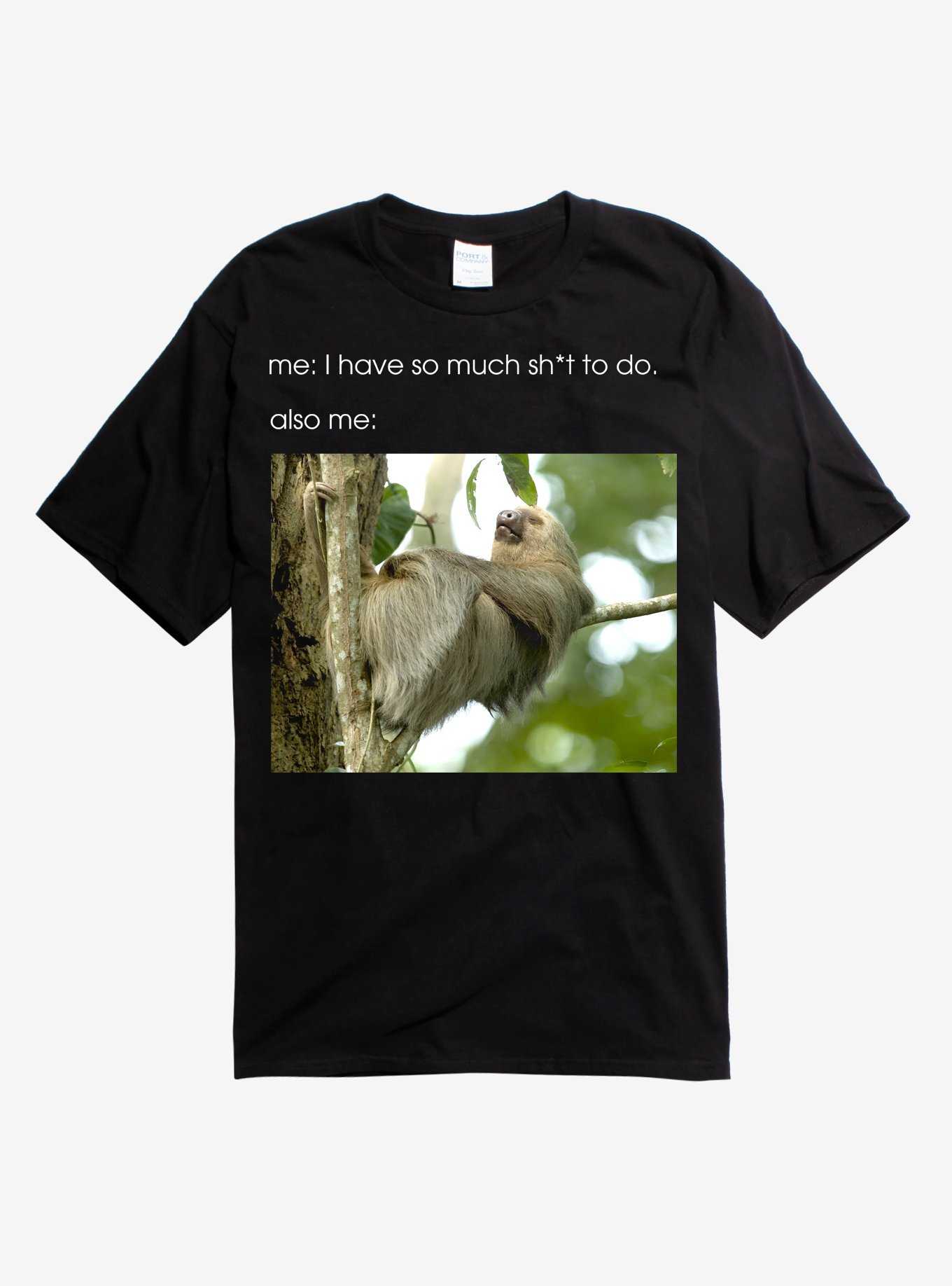 So Much To Do Sloth T-Shirt, , hi-res