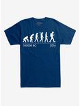 Social Media Evolution T-Shirt, NAVY, hi-res