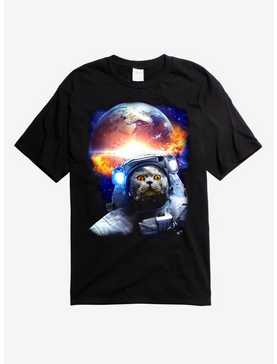 Astronaut Space Cat T-Shirt, , hi-res