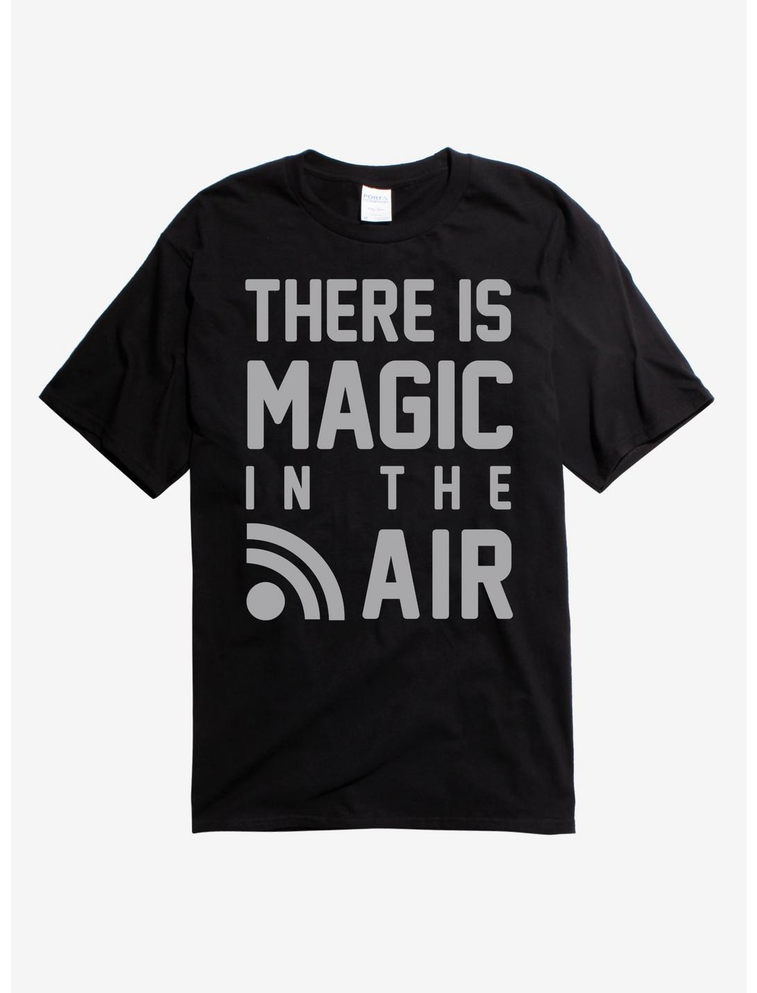 Magic In The Air Wi-Fi T-Shirt, BLACK, hi-res