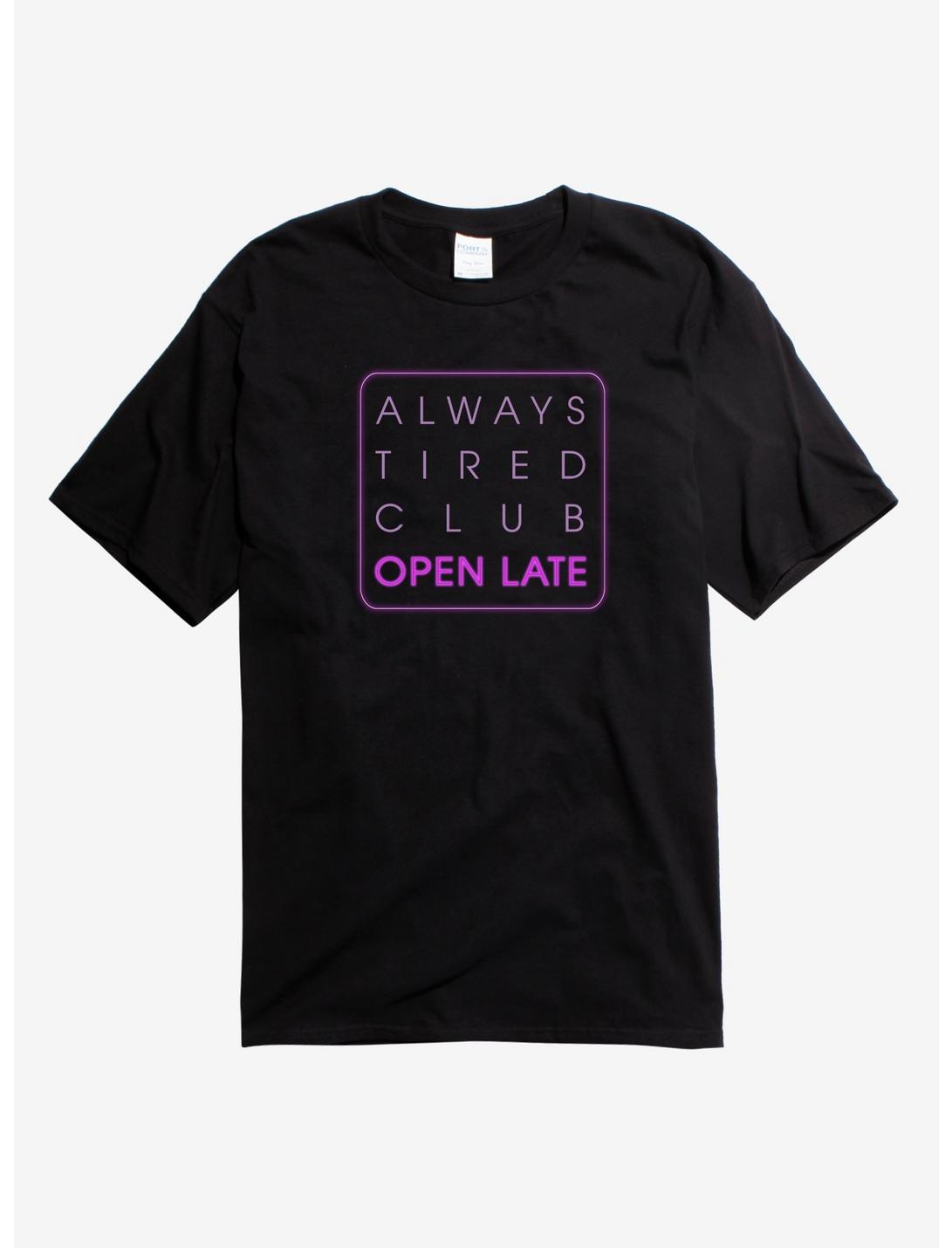Always Tired Club T-Shirt, BLACK, hi-res