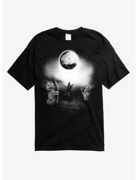 Ocean Cats & Moon T-Shirt, , hi-res
