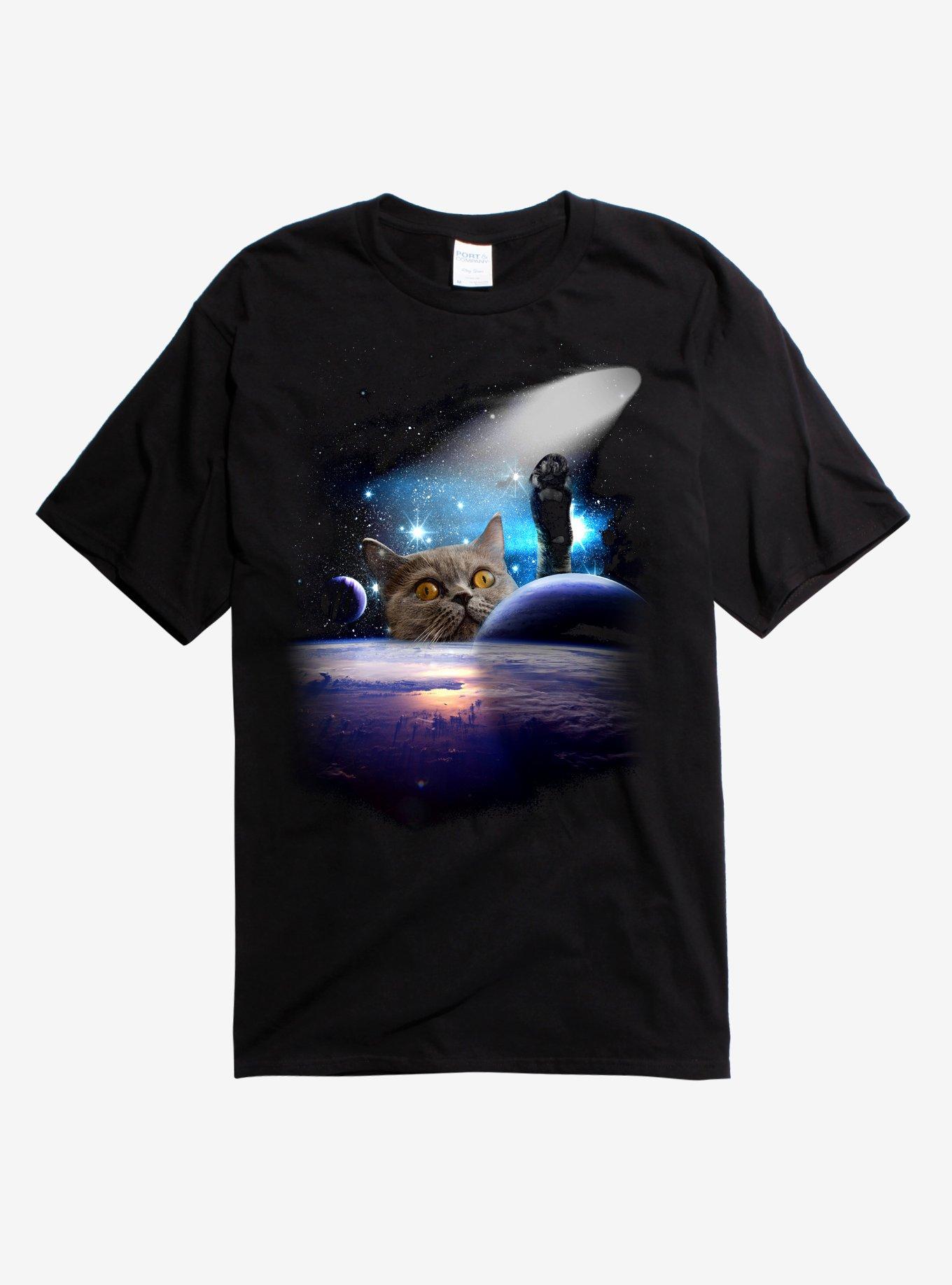 Cat Galaxy T-Shirt, , hi-res