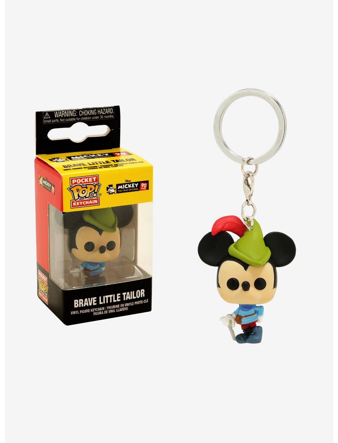 Funko Pocket Pop! Disney Mickey Mouse Brave Little Tailor Vinyl Key Chain, , hi-res