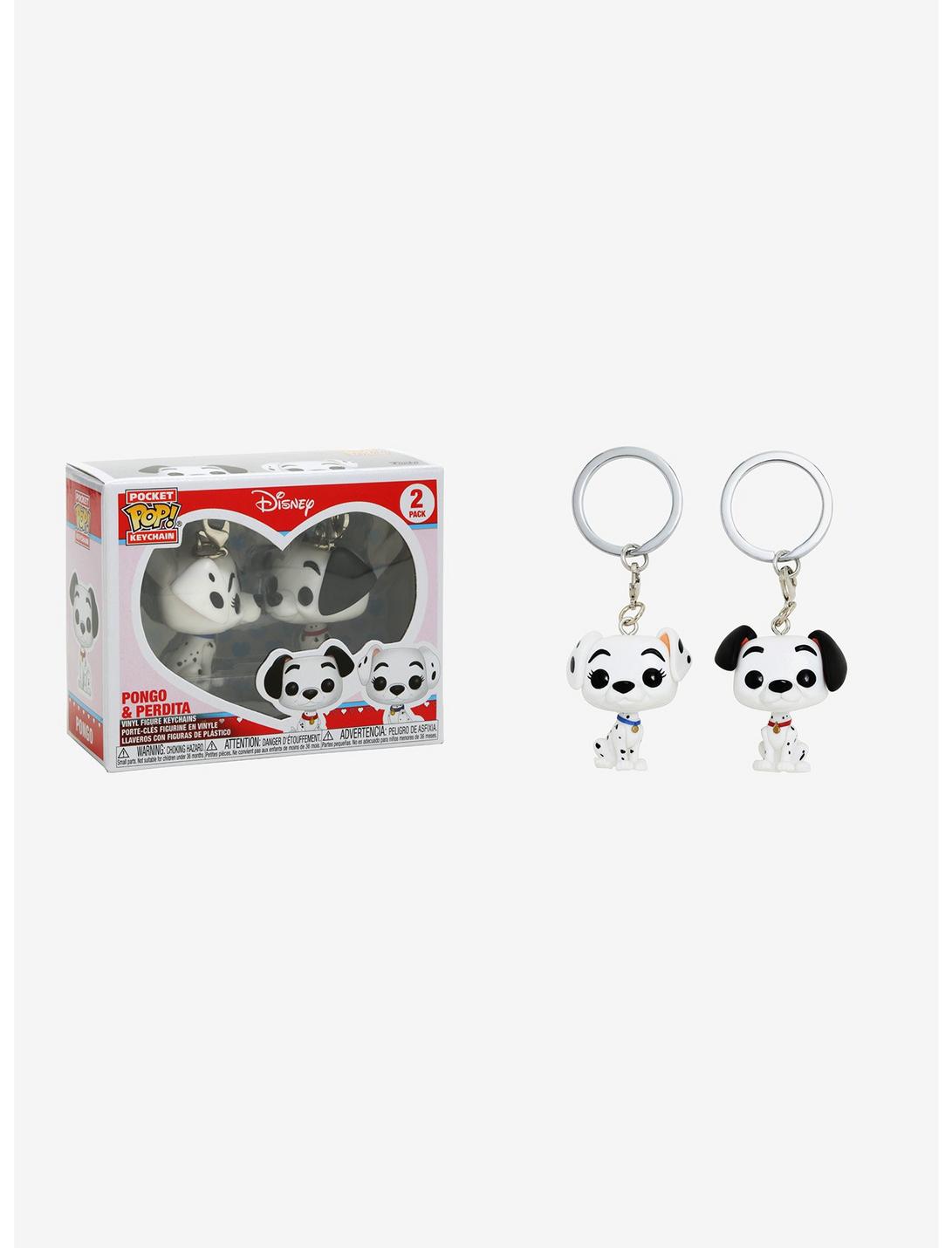 Funko Pocket Pop! Disney 101 Dalmatians Pongo & Perdita Vinyl Key Chain Set, , hi-res