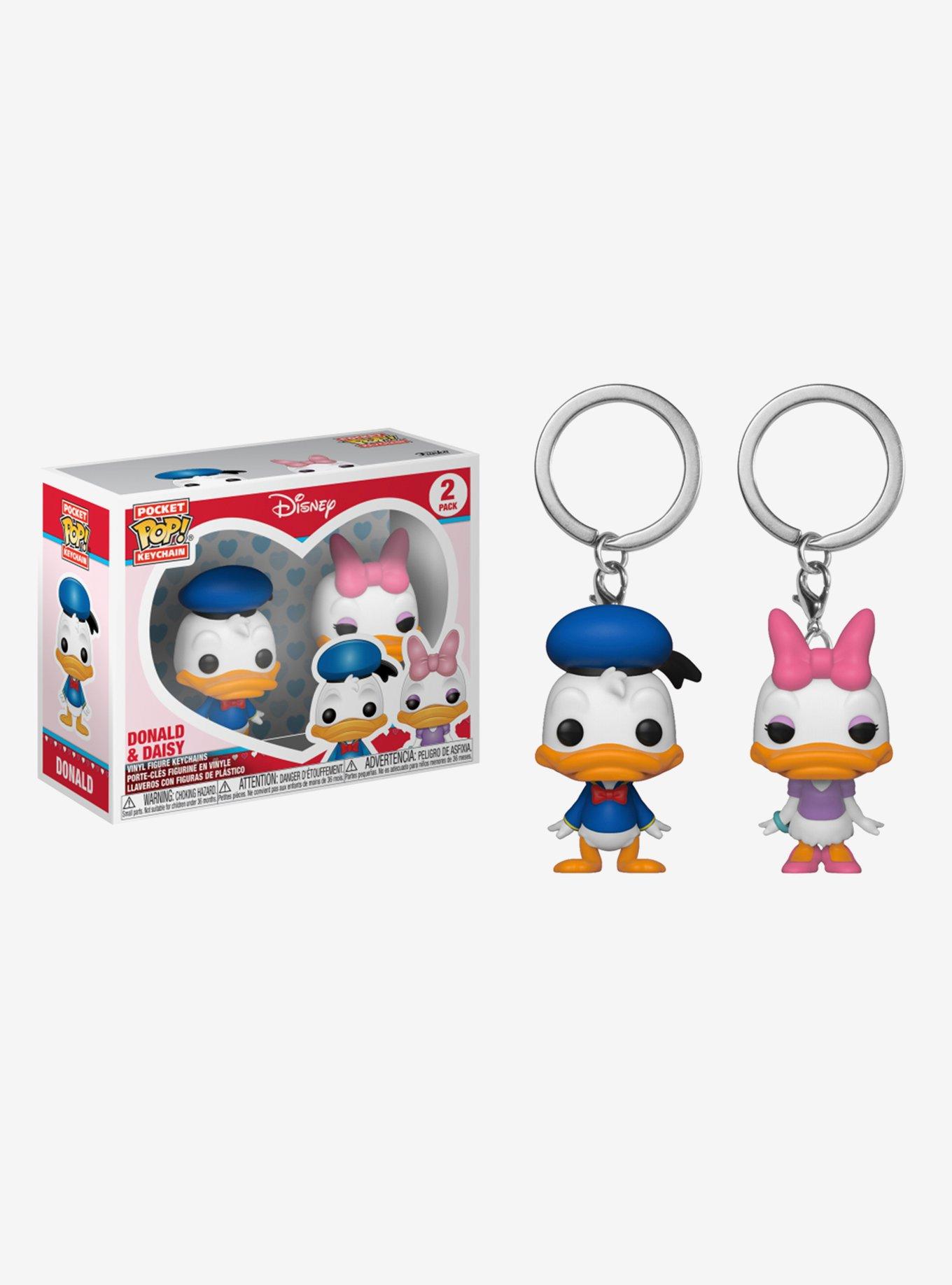 Funko Pocket Pop! Disney Donald Duck & Daisy Duck Vinyl Key Chain Set