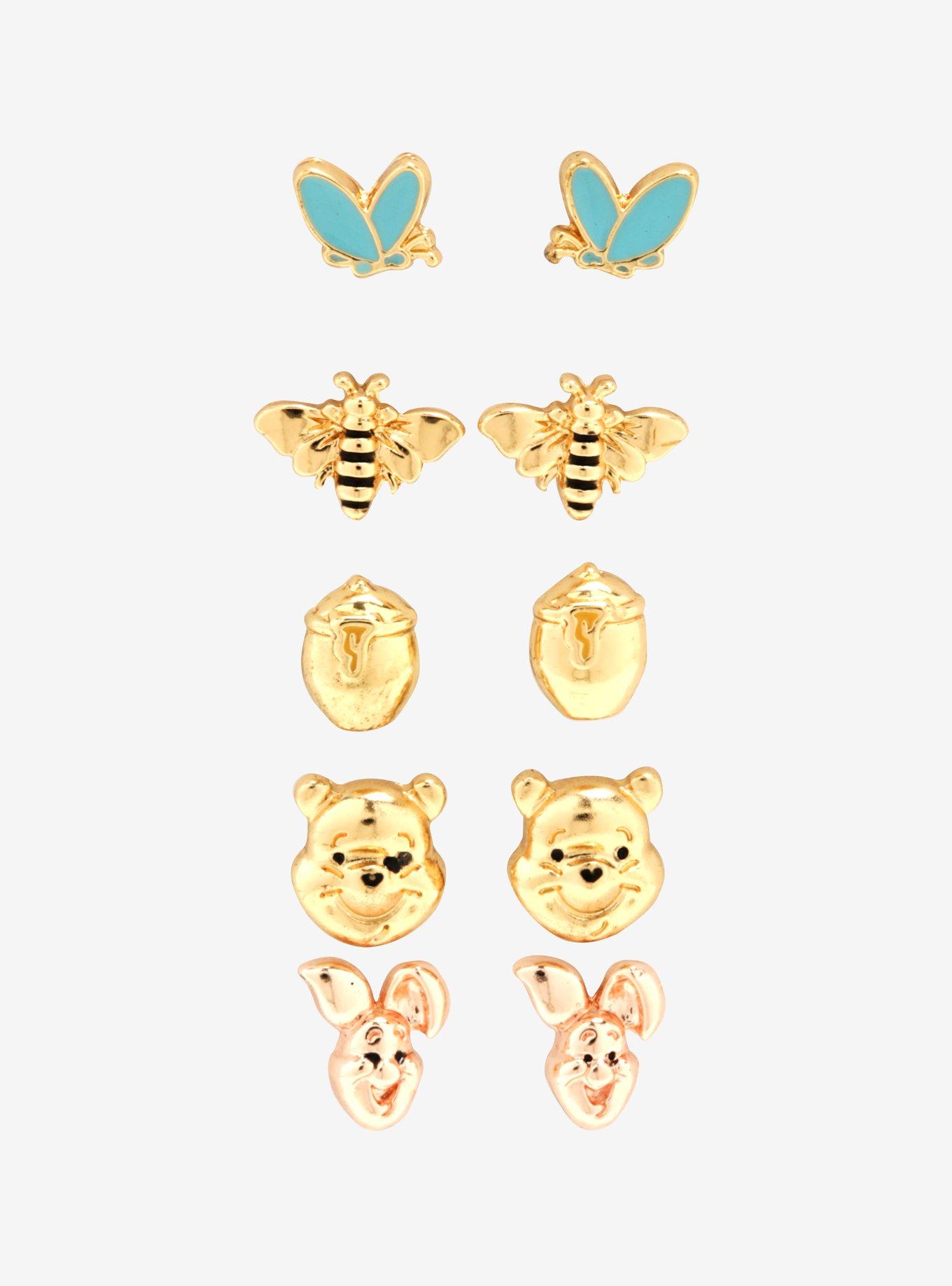 Disney Winnie The Pooh Icons Earring Set, , hi-res