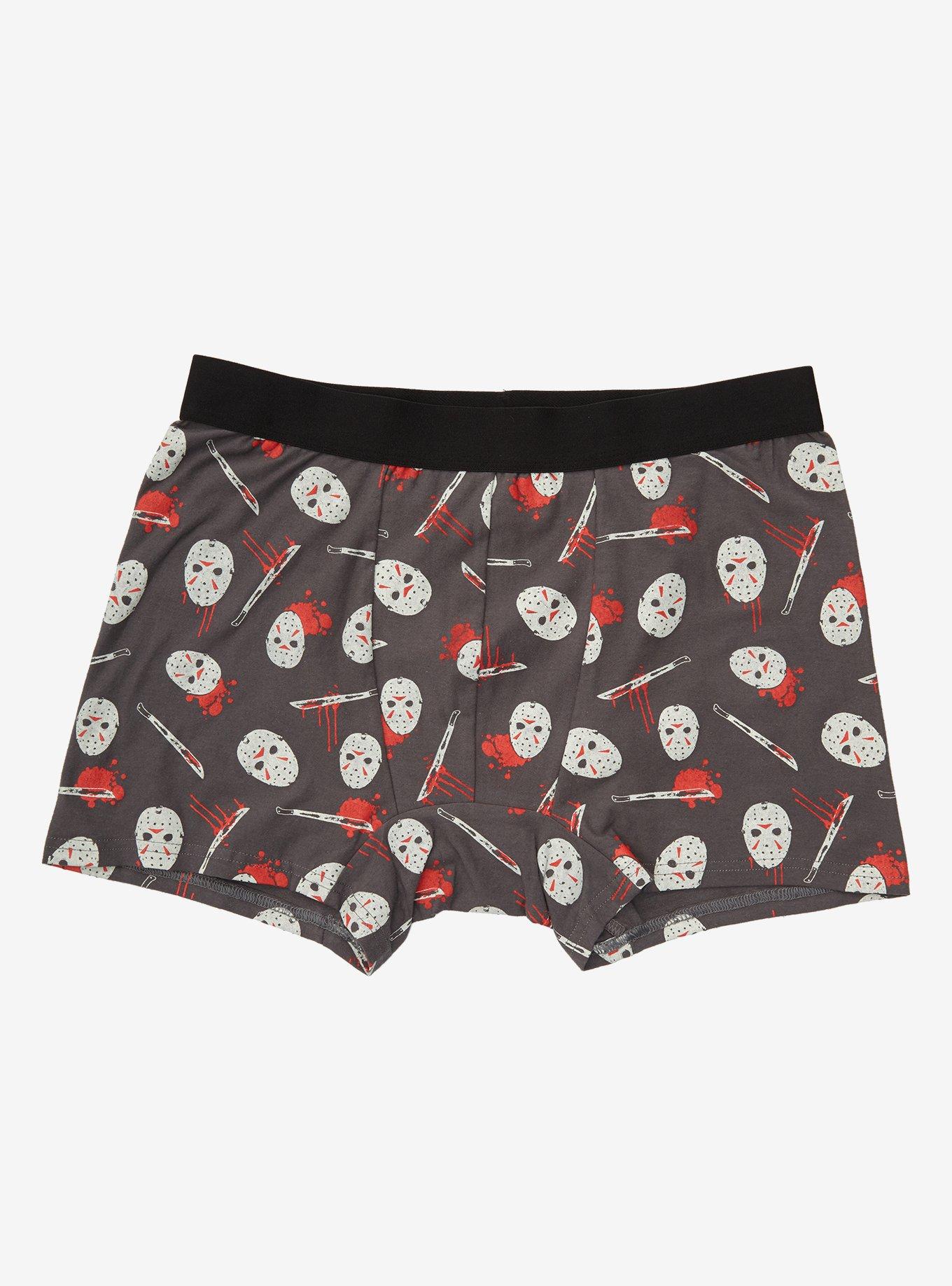 Friday The 13th Jason Machete Boxer Briefs, MULTI, hi-res