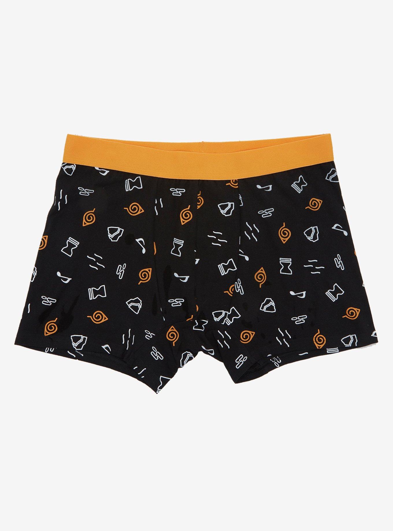 Naruto Shippuden Hidden Village Symbols Boxer Briefs, MULTI, hi-res