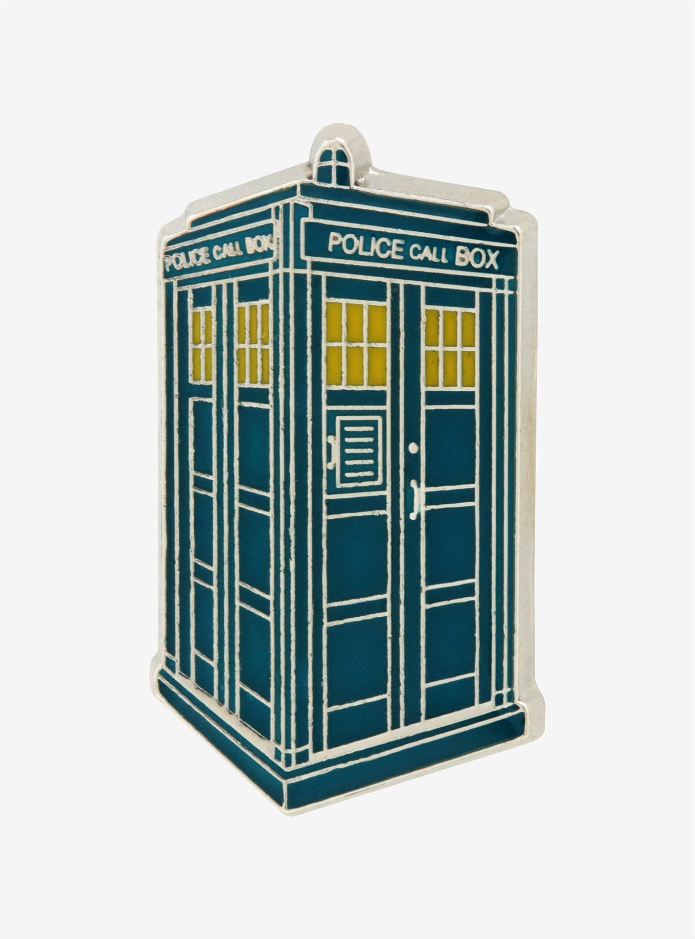Doctor Who TARDIS Enamel Pin - BoxLunch Exclusive, , hi-res