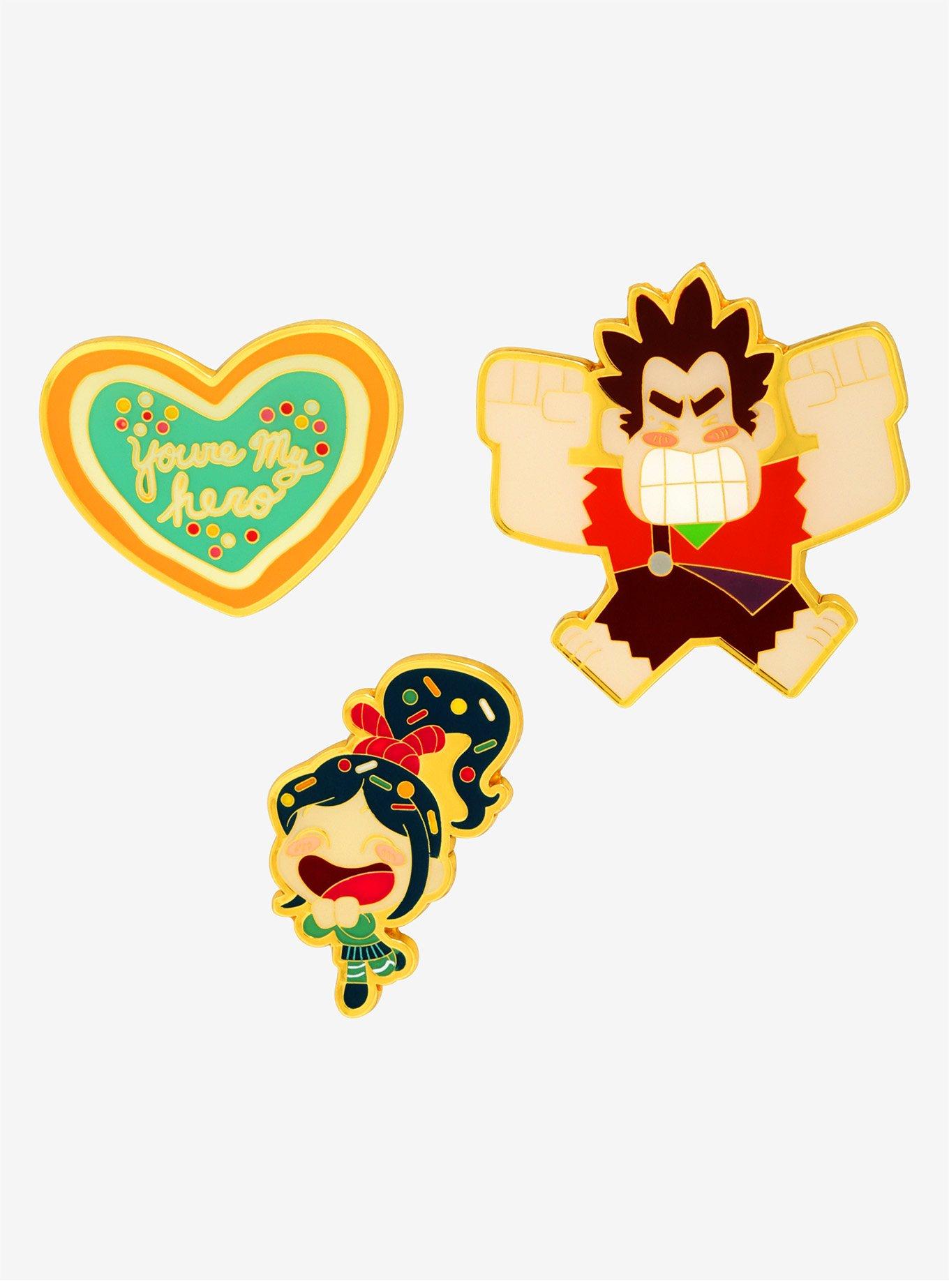 Disney Ralph Breaks The Internet Enamel Pin Set - BoxLunch Exclusive, , hi-res