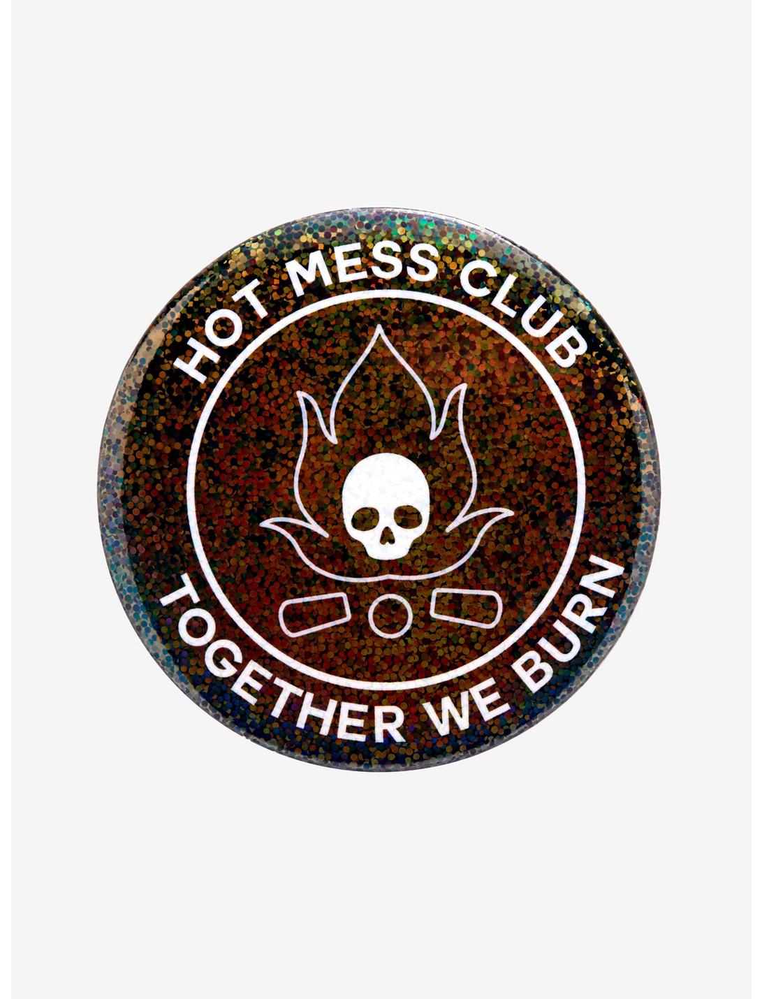 Hot Mess Club Button, , hi-res
