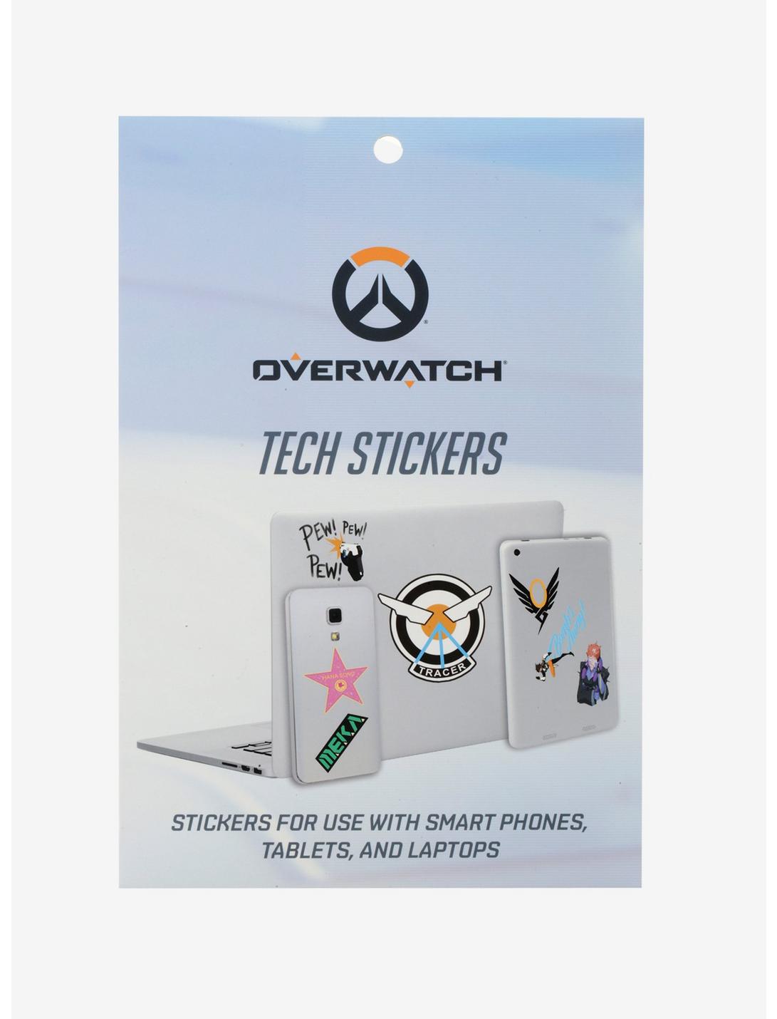 Overwatch Tech Stickers - BoxLunch Exclusive, , hi-res