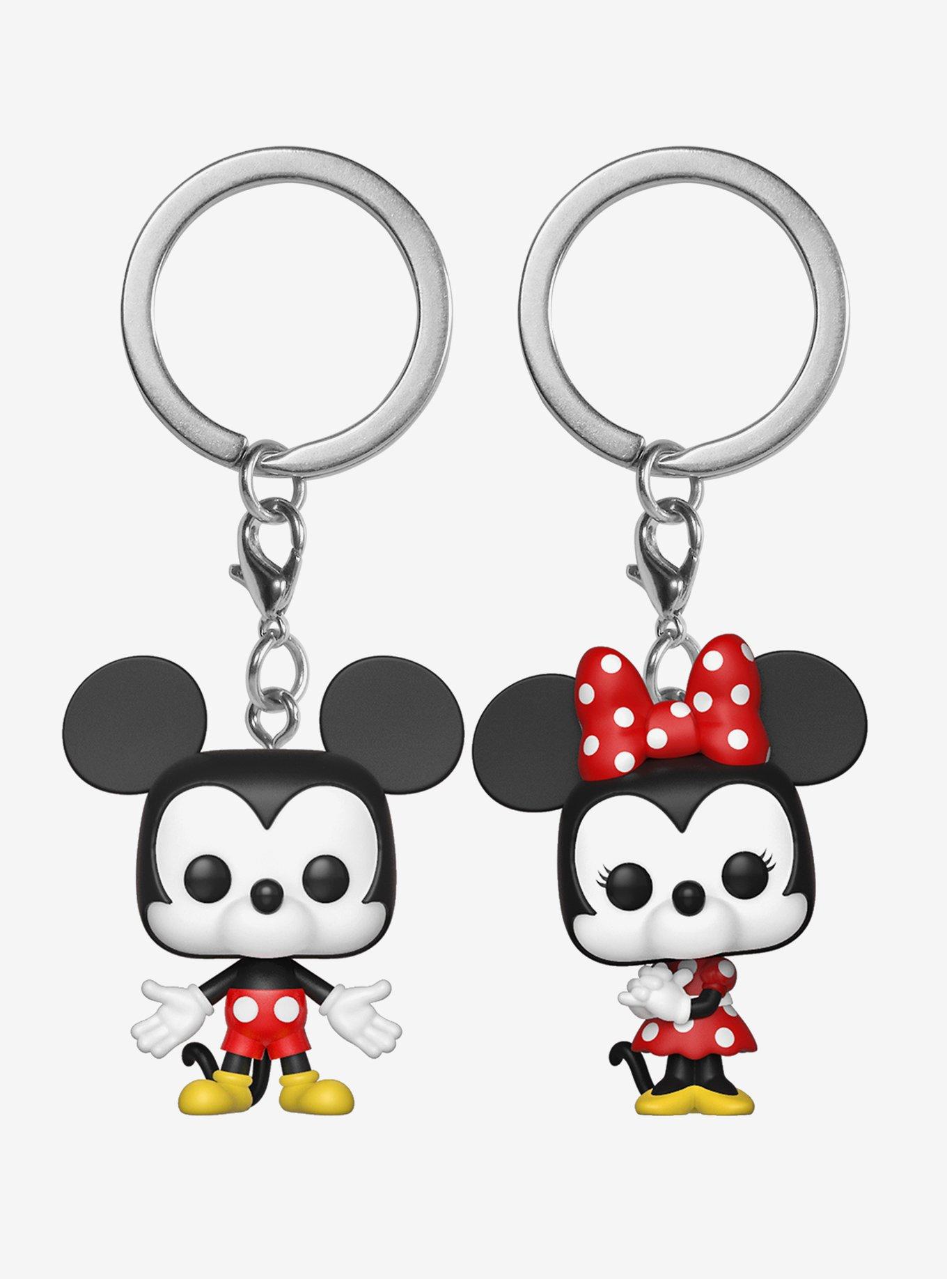 Mickey Or Minnie Mouse Keychain – LilBowPeepEtc