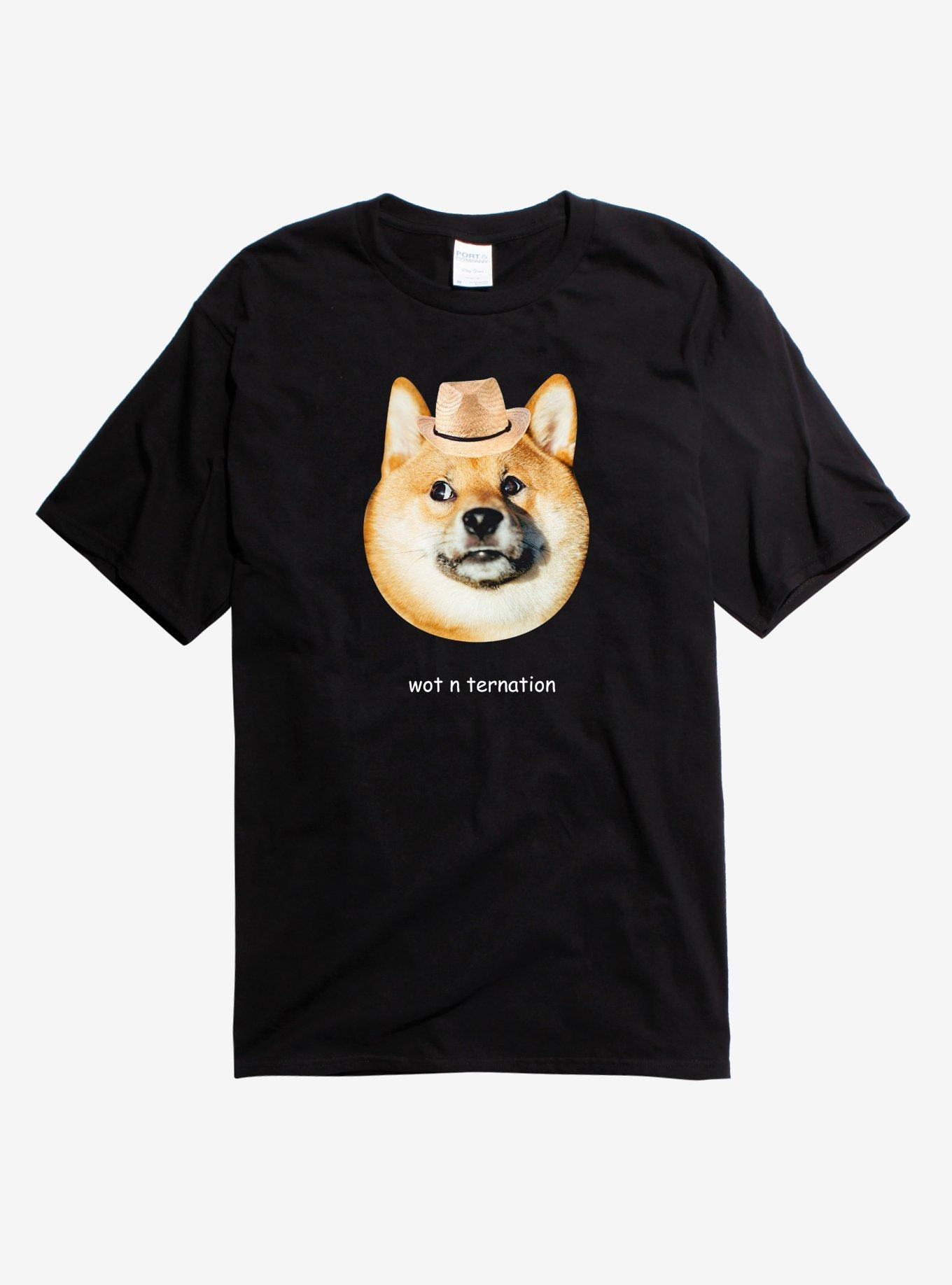 Wot N Ternation Dog T-Shirt, BLACK, hi-res