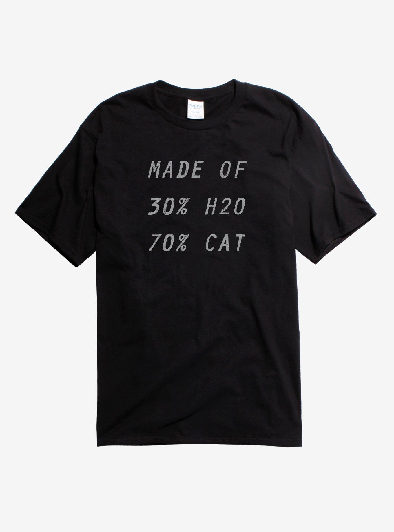 Made Of H20 & Cat T-Shirt, , hi-res