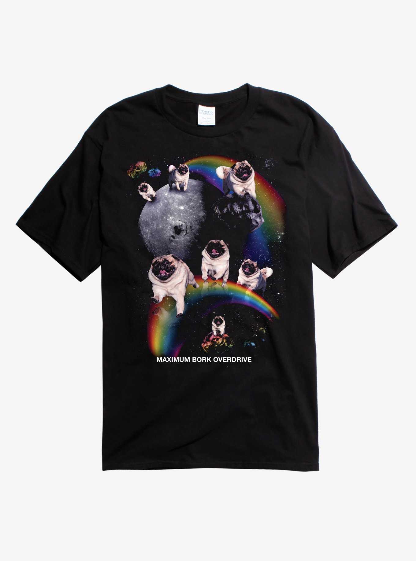 Maximum Bork Overdrive Pug T-Shirt, , hi-res