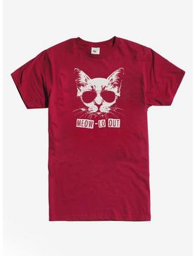 Meow Lo Out Cat T-Shirt, , hi-res