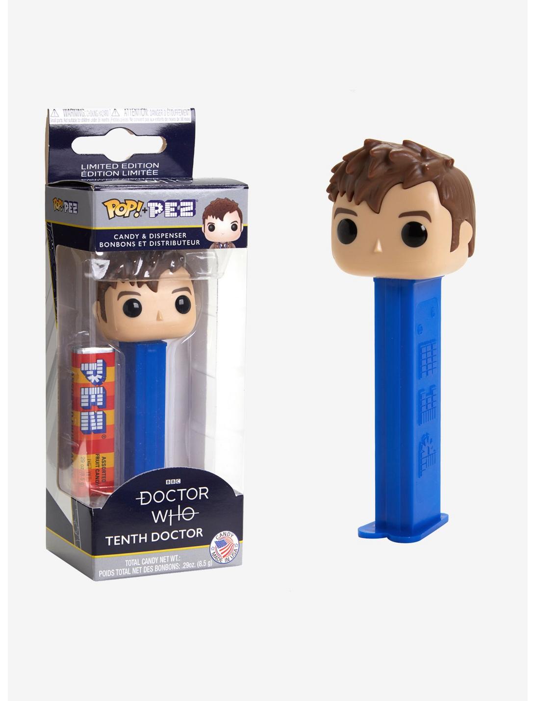 Funko Pop! PEZ Doctor Who Tenth Doctor Candy & Dispenser, , hi-res