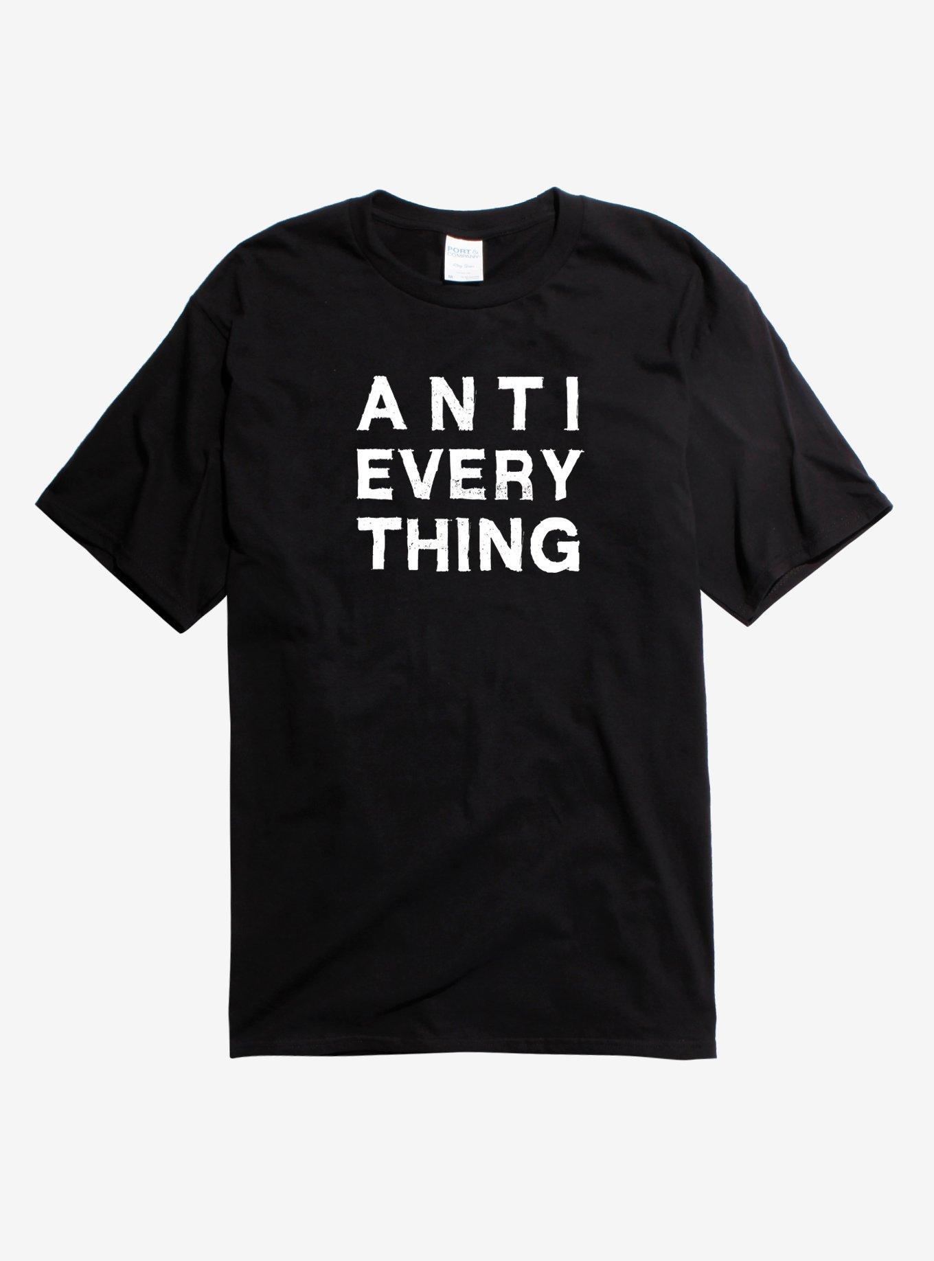 Anti Everything T-Shirt, BLACK, hi-res