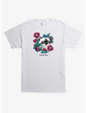 I Own You Flower Cat T-Shirt, , hi-res