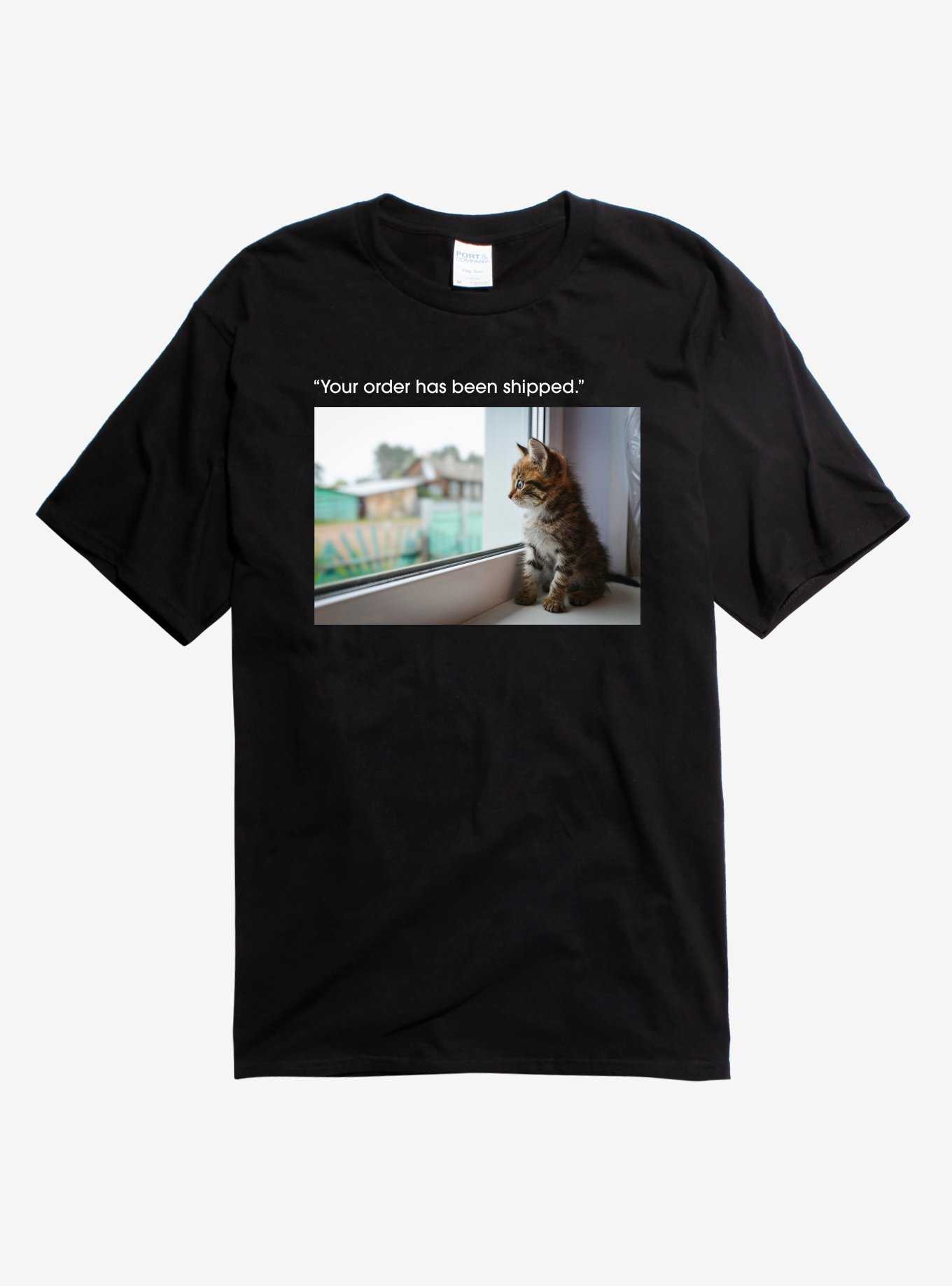 Your Order Has Shipped Cat T-Shirt, , hi-res