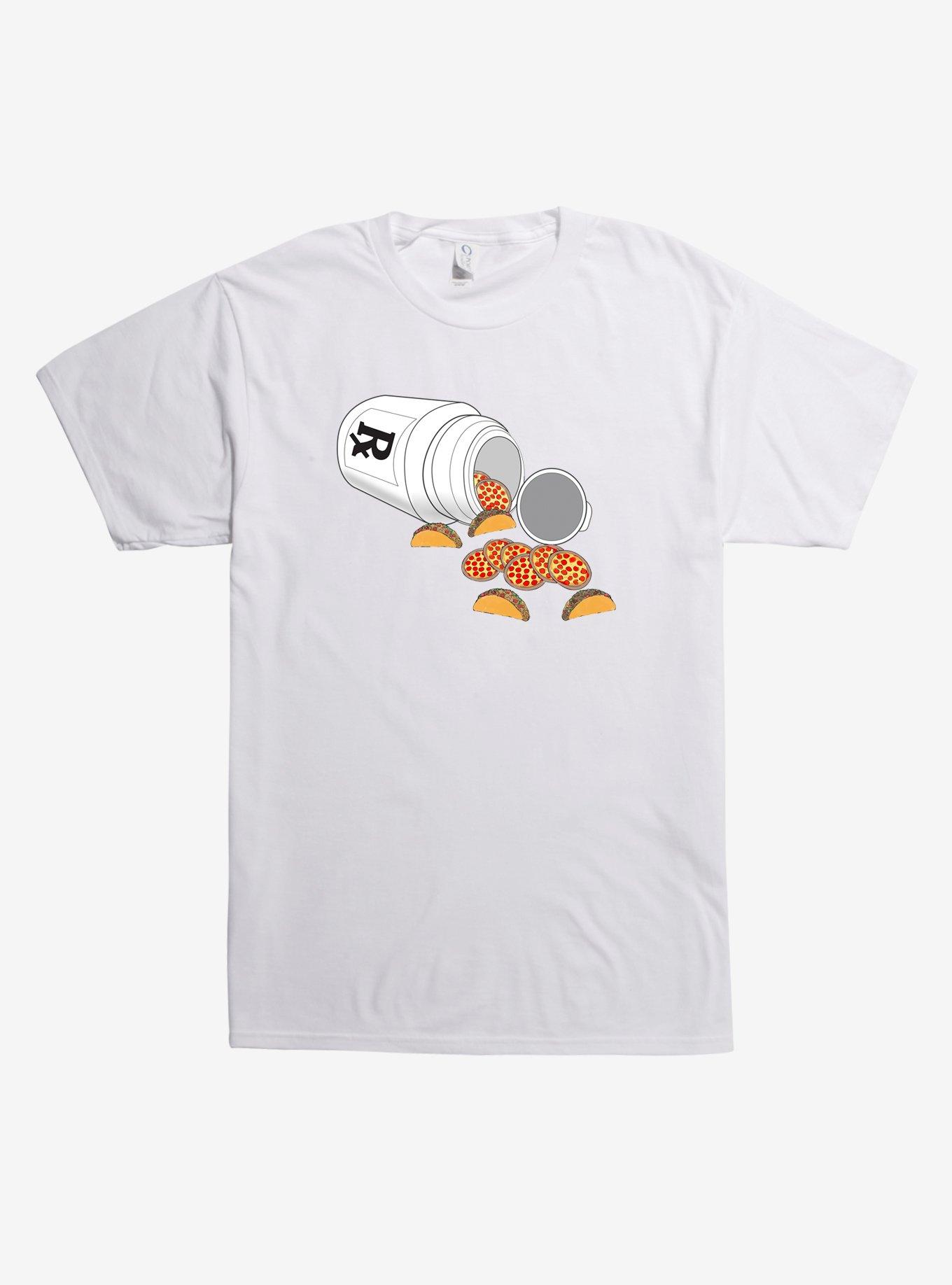 Pizza & Tacos Prescription T-Shirt, , hi-res